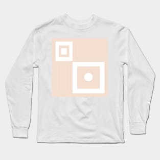 Minimal Geometric #white #home #decor #art #style #cool #pattern #redbubble #buyart Long Sleeve T-Shirt